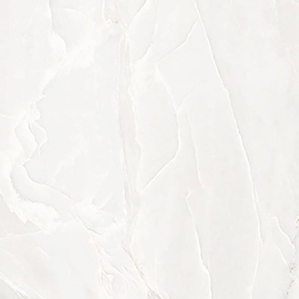 Italian porcelain tile with white marble look