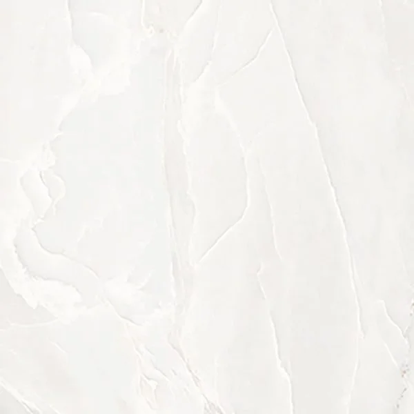 Italian porcelain tile with white marble look
