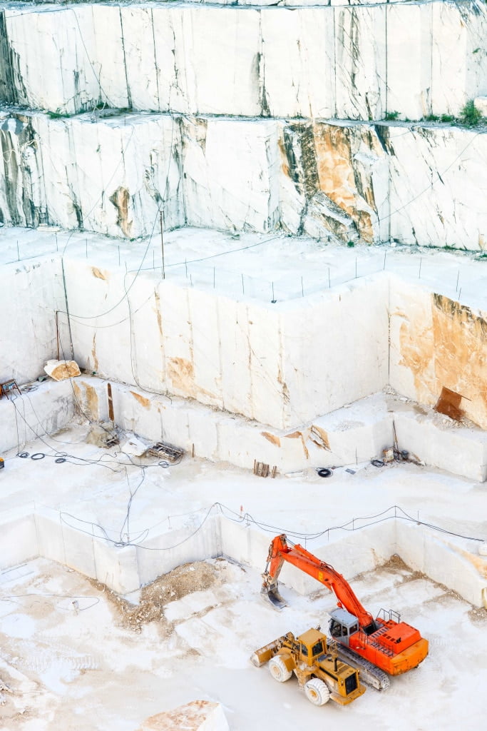 Image of the Carrara quarry in Italy